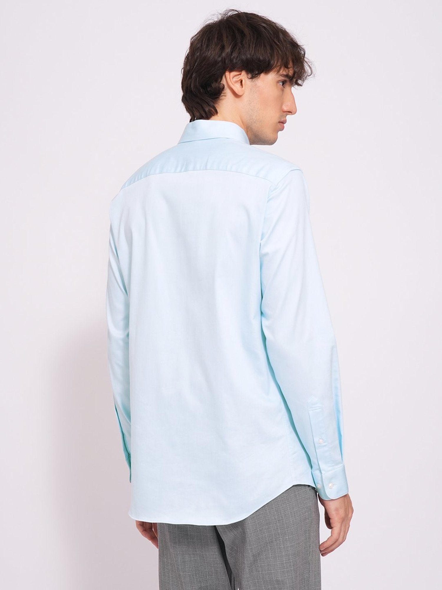 Selected Homme Blue Organic Cotton Slim Shirt