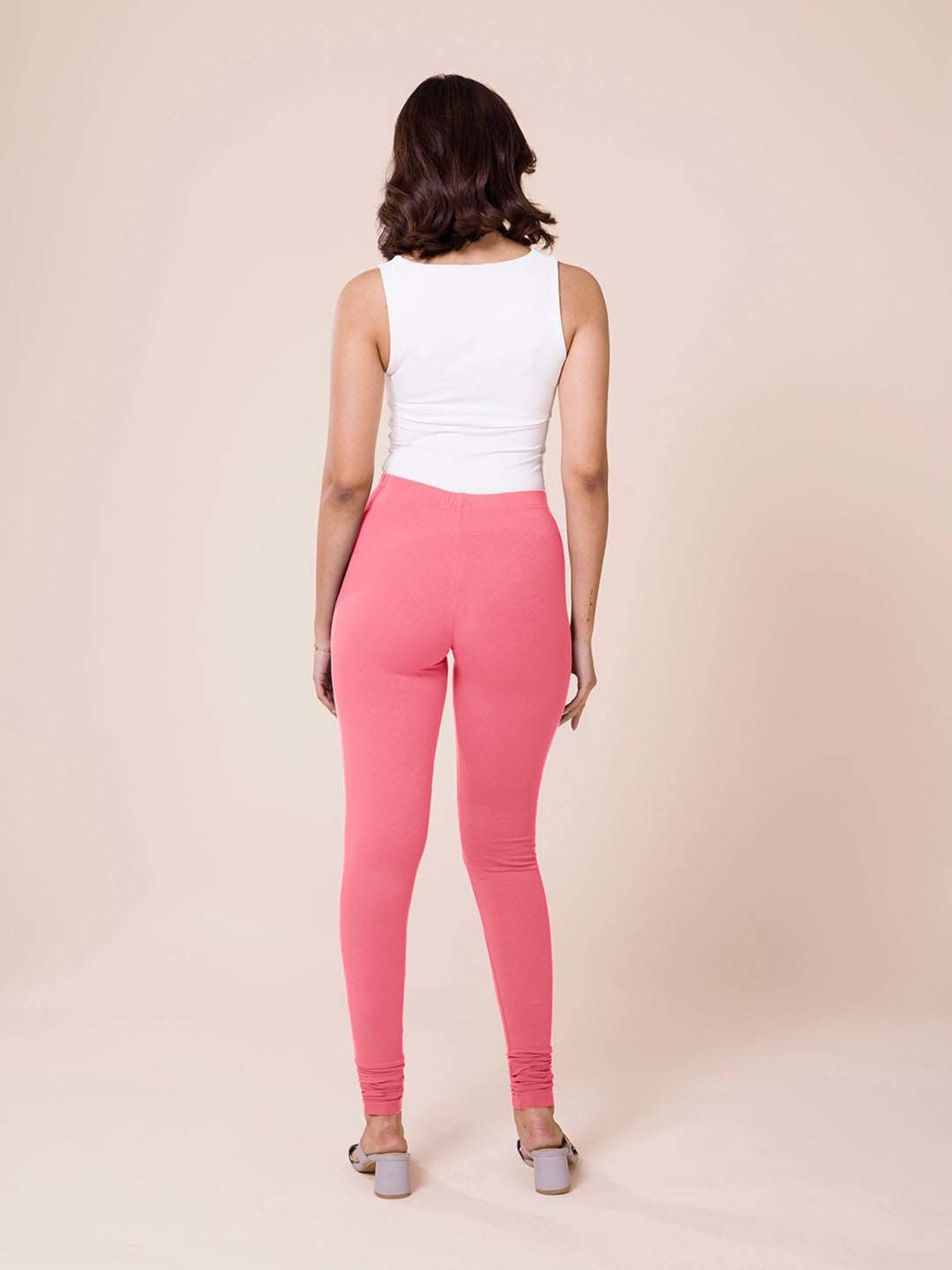 Go Colors! Pink Cotton Leggings