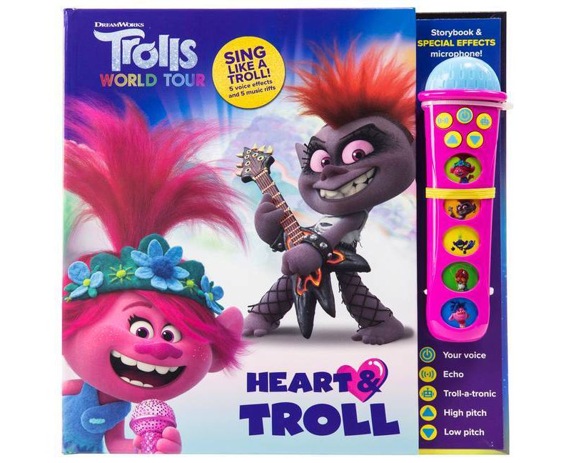 Trolls 2 Voice Changing Microphone Book (Board Book)