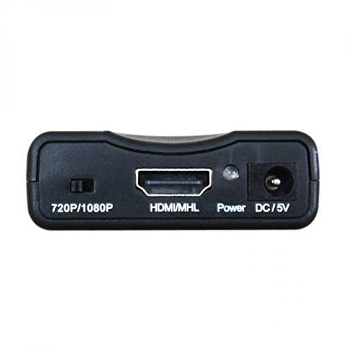 1080P SCART to MHL HDMI Video Audio Upscale Converter Adapter HD TV DVD Sky Box