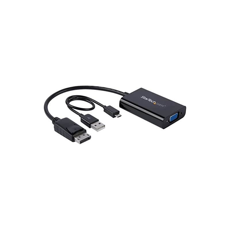 com DisplayPort to VGA Adapter with Audio ? 1920x1200 ? DP to VGA Converter for Your VGA Monitor or Display (DP2VGAA)