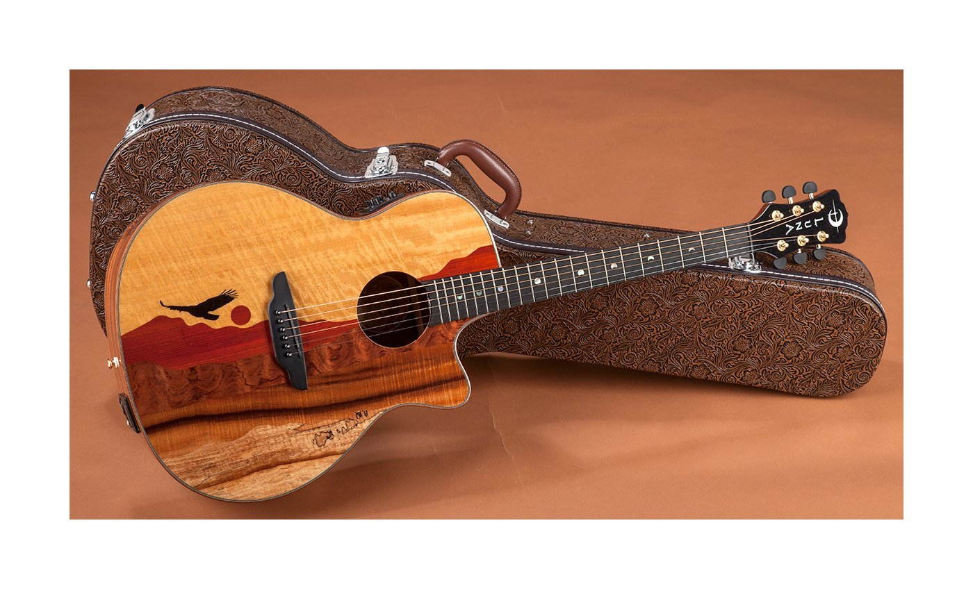 Luna Vista Series Eagle Grand Auditorium Acoustic-Electric Guitar