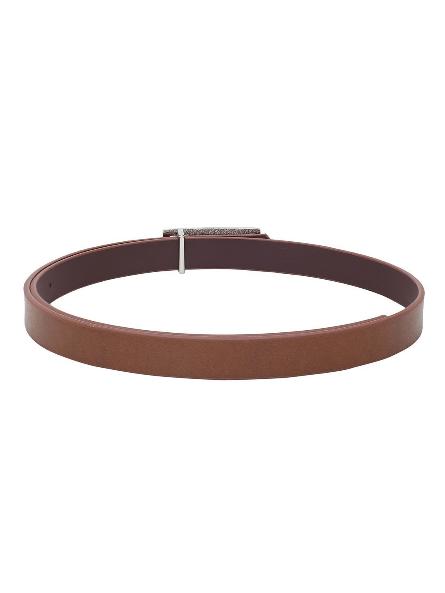 Antony Morato Black Leather Solid Waist Belt