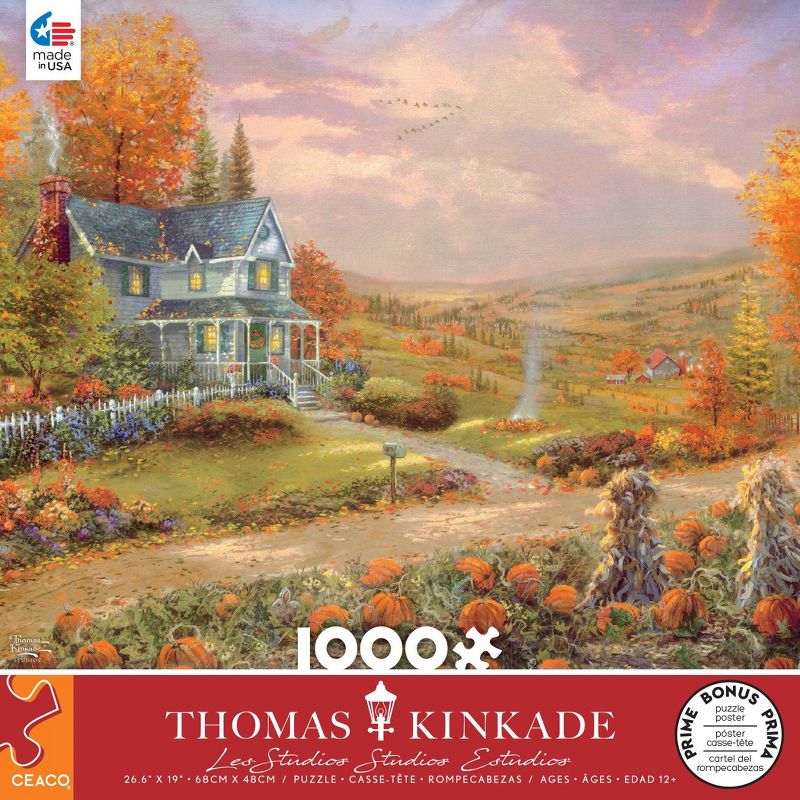 Ceaco Thomas Kinkade: Autumn at Apple Hill Jigsaw Puzzle - 1000pc