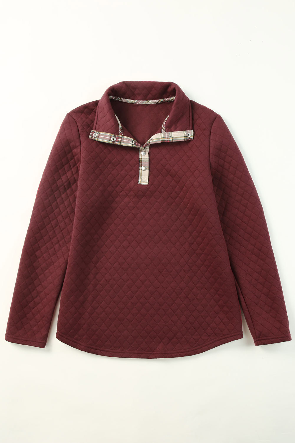 Pink Sequins Candy Cane Round Neck Sweatshirt