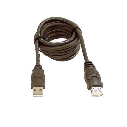 QVS CC2210C-10 10 ft. USB 2.0 High-Speed 480Mbps Black Extension Cable