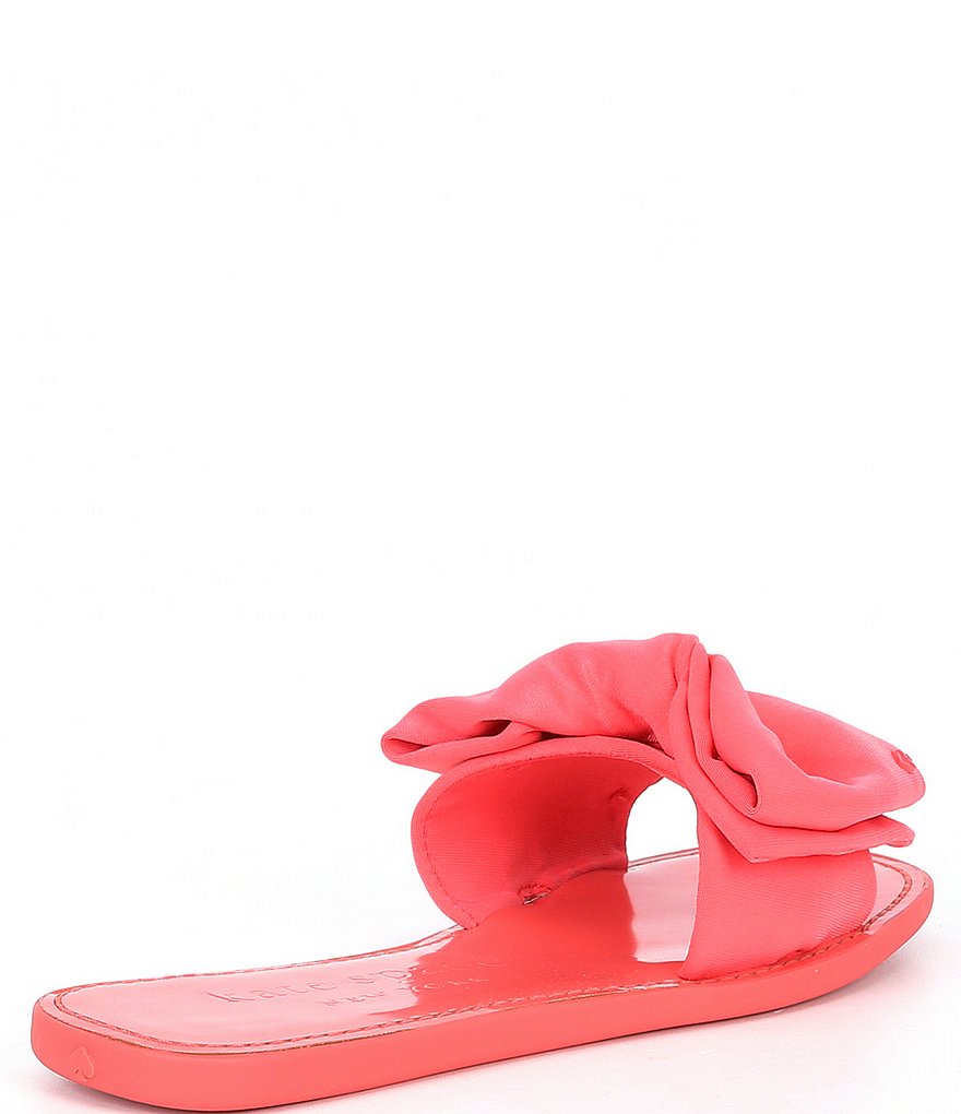 kate spade new york Bikini Fabric Bow Slides