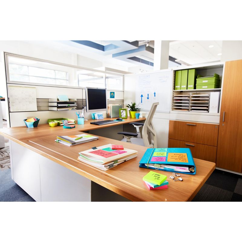 Post-it Original Pop-up Refill 3 x 3 Assorted Cape Town Colors 100-Sheet 6/Pack R330AN