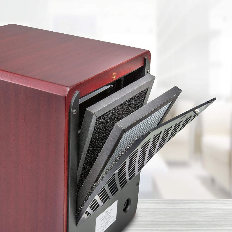 Ivation 5-in-1 Air Purifier & Ozone Generator for up to 3,500 Sq/Ft, Ionizer & Deodorizer- Included 2 UV Lights, Photo-Catalytic & Carbon Filters