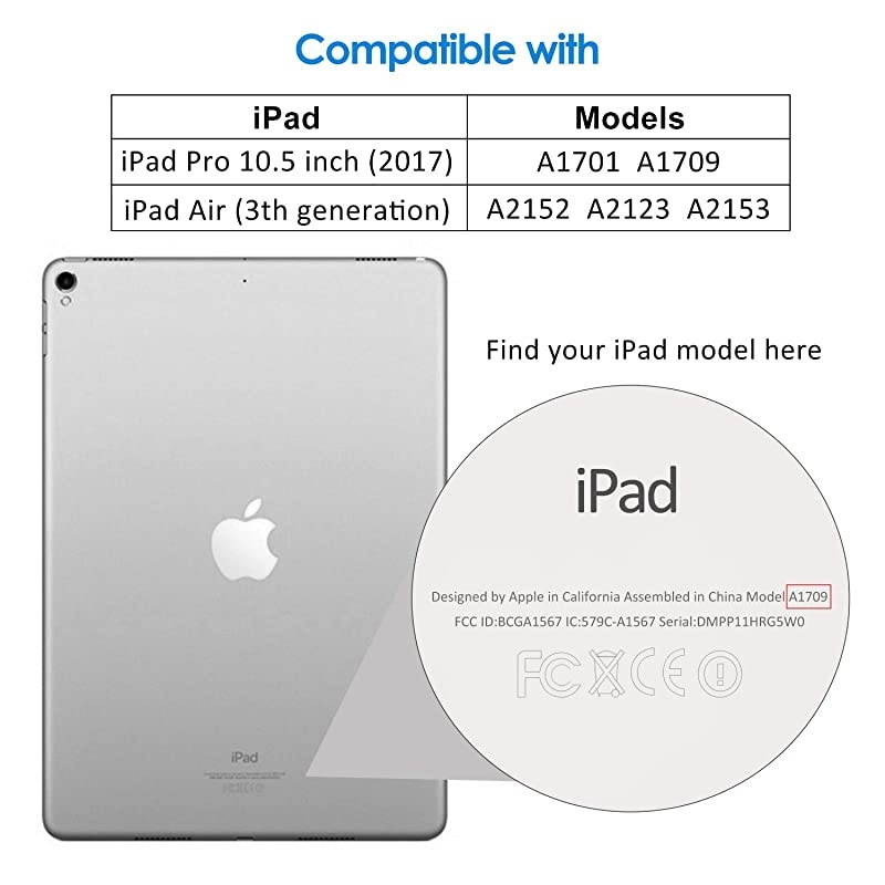 Screen Protector for iPad Air 3 105 Inch 2019 Model and iPad Pro 105 2017 Tempered Glass Film