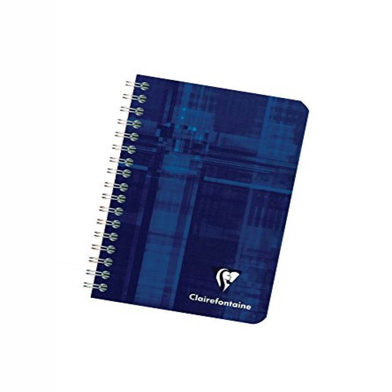 Clairefontaine Classic Wirebound Notebooks 3 1/2 in. x 5 1/2 in. ruled 90 sheets, Colors may vary