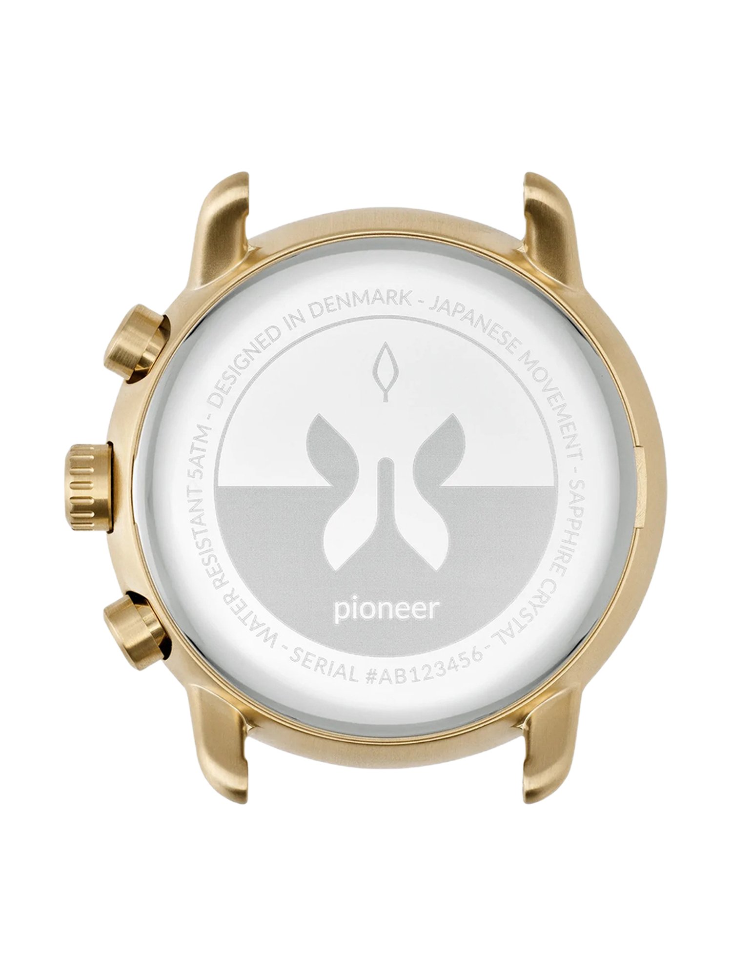 Nordgreen PI42GOLEBLBL Pioneer Chronograph Watch for Men