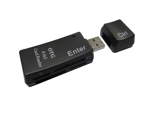 Akust Micro USB OTG 4-in-1 Smartphone Card Reader