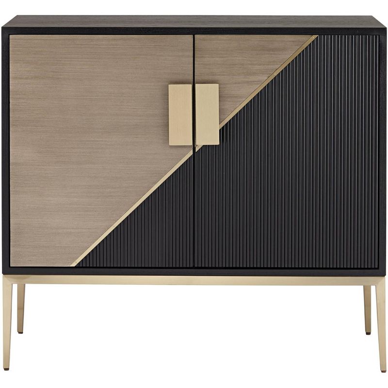 Kolczak Boho Handcrafted Mango Wood 2 Door Cabinet Light Gray - Christopher Knight Home