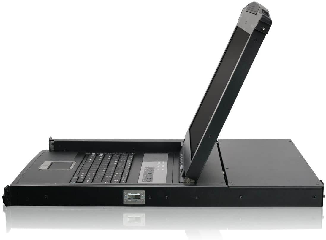 IOGEAR Rackmount 16-Port KVM Switch Console with 17-inch TFT LCD Active Matrix Monitor, Keyboard and Touchpad with 1 USB Cable