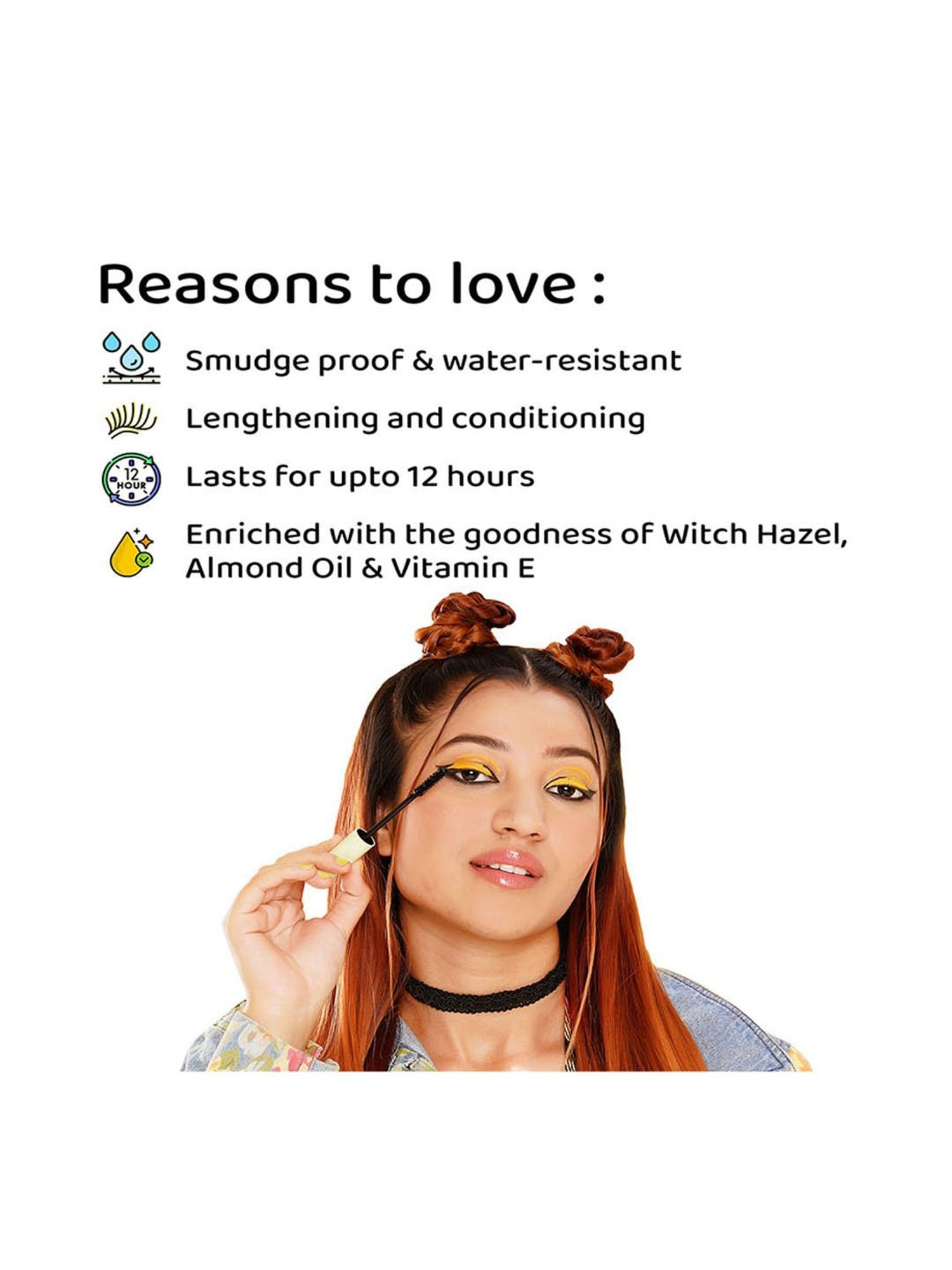 Elitty Lush Lashes Mascara Ultimate Black - 7 gm