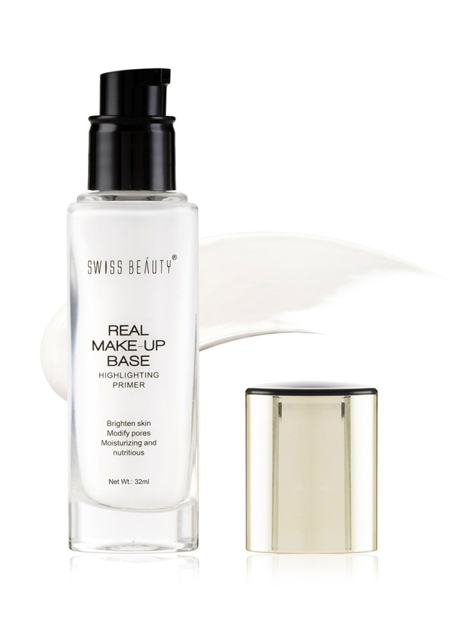 SWISS BEAUTY Real Make-Up Base Highlighting Primer Natural Tint - 32 ml