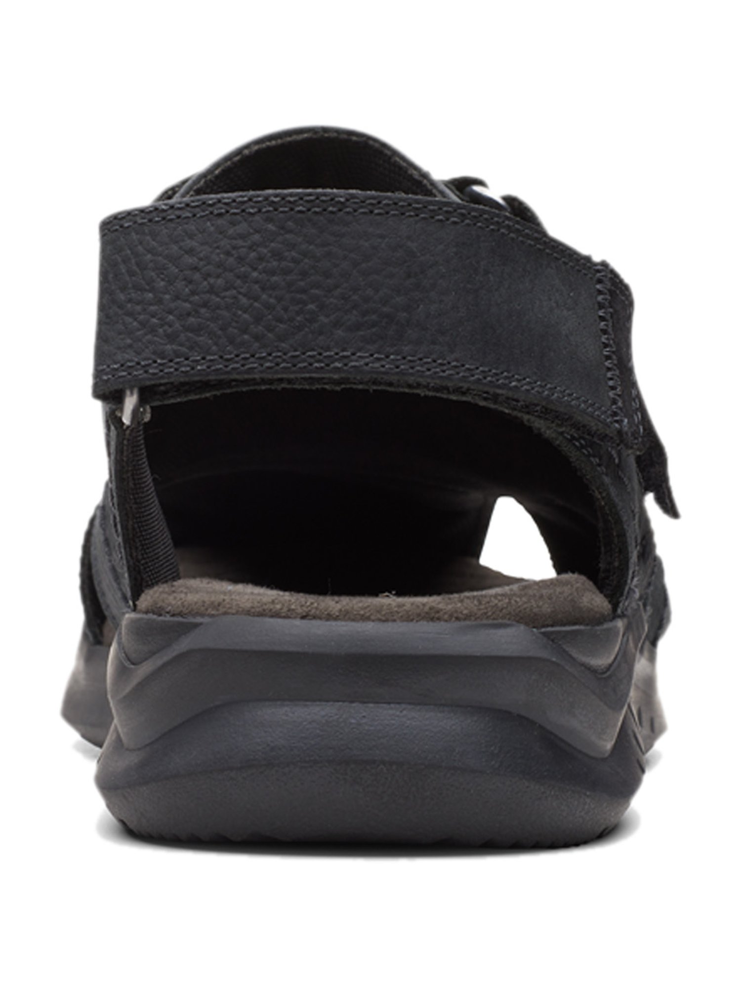 Clarks Men's Hapsford Cove Black Fisherman Sandals