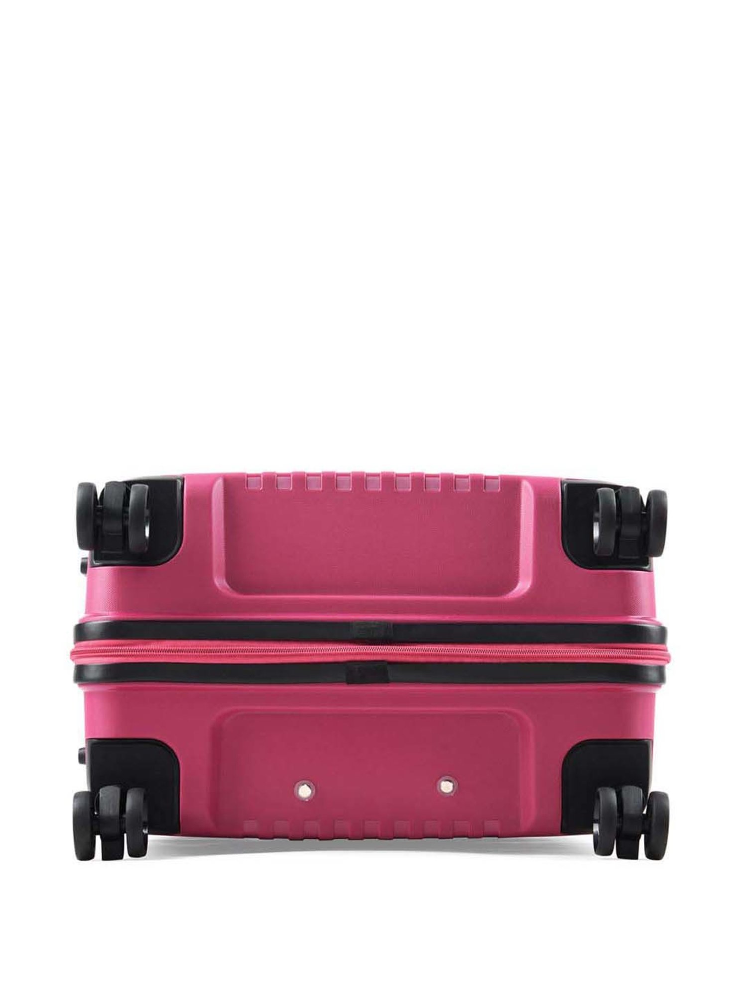 Aristocrat Wego Pink Textured Hard Medium Trolley Bag - 47 cm