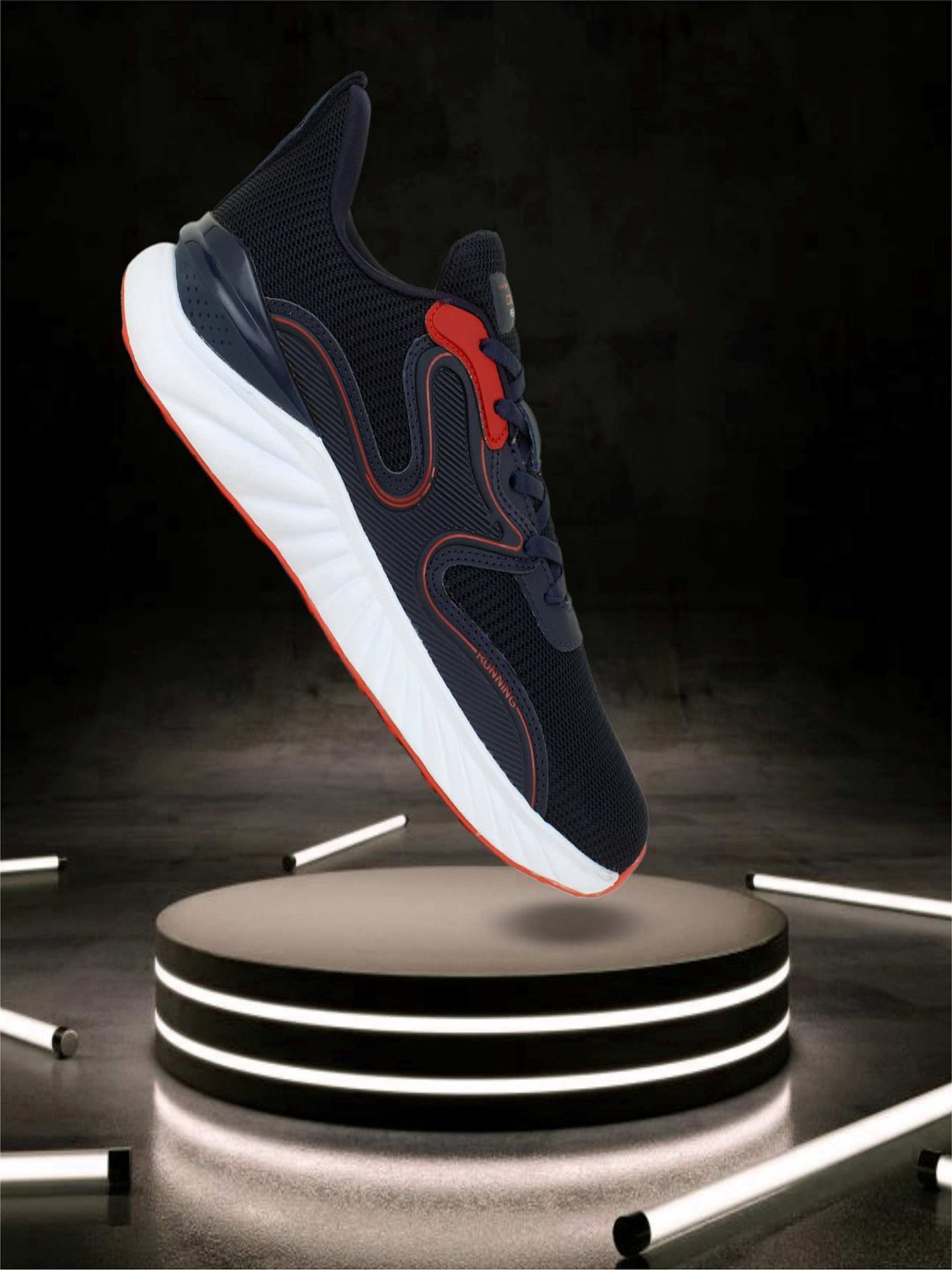 Columbus Men's Navy Running Shoes