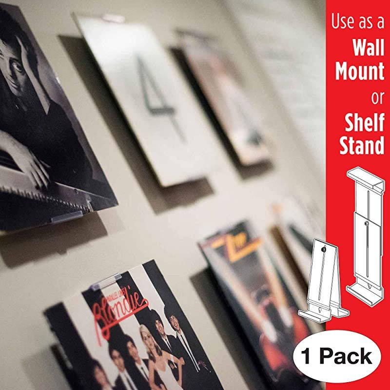 Mount Vinyl Record Frame Wall Mount and Shelf Stand Invisible and Adjustable 1 Pack