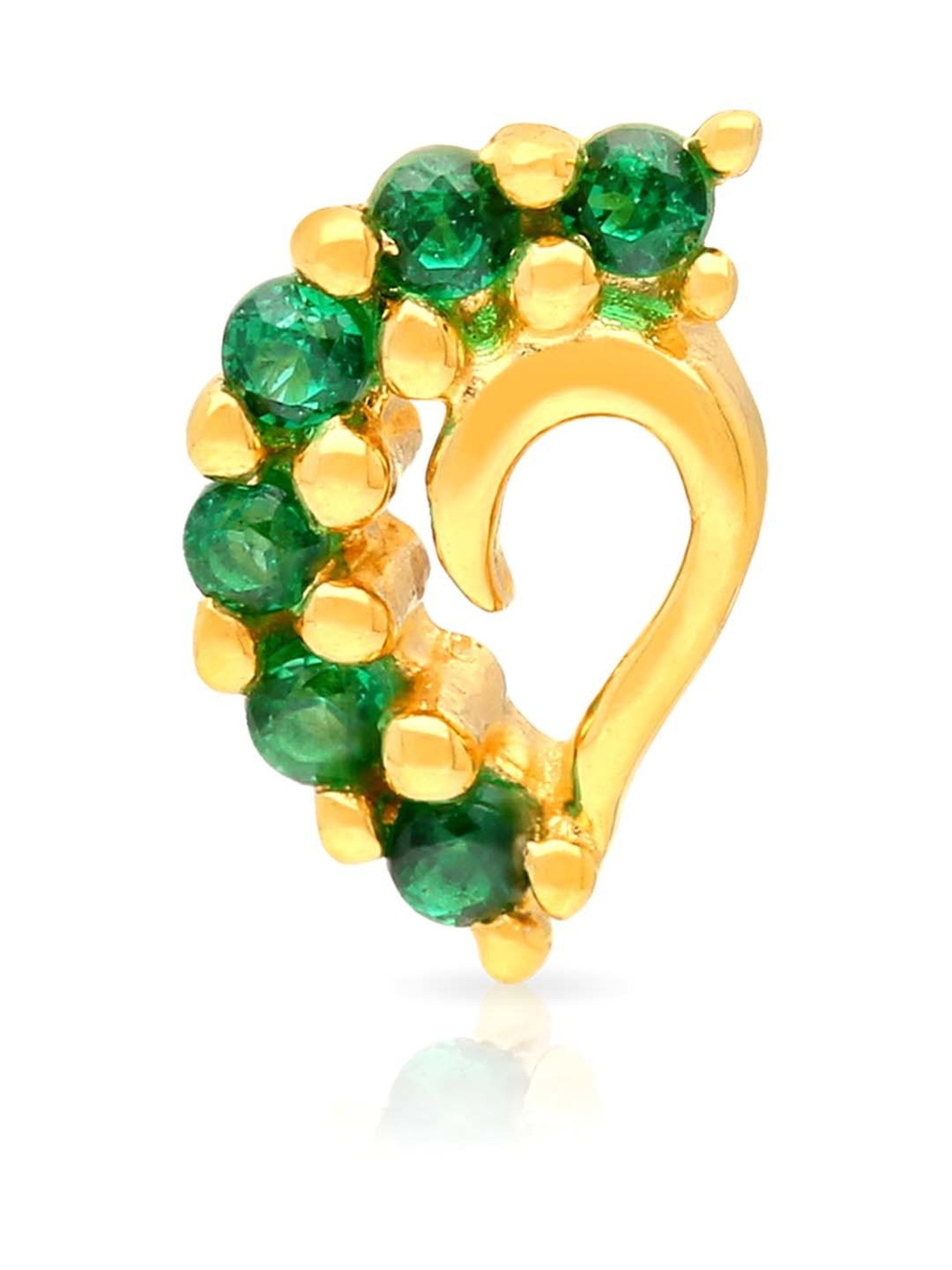 Malabar Gold and Diamonds 22k Gold Nosepin for Women