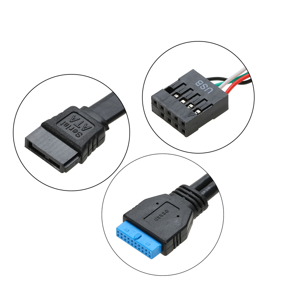 Sunshine-tipway STW 5.25" Internal Card Reader Media Multi-Function Dashboard PC Front Panel Type-C USB 3.1 USB 3.0 Support CF MD XD MMC TF M2 MS