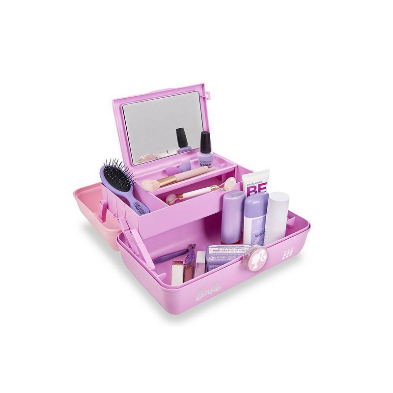 Caboodles Barbie On The Go Girl Cosmetic Bag - Pink and Pink Glitter