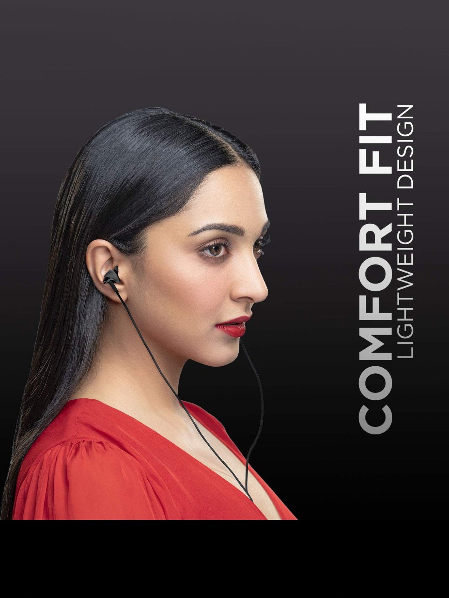 boAt BassHeads 100 T Wired Earphones with Super Extra Bass, Hawk-Inspired Design and Mic (Black)