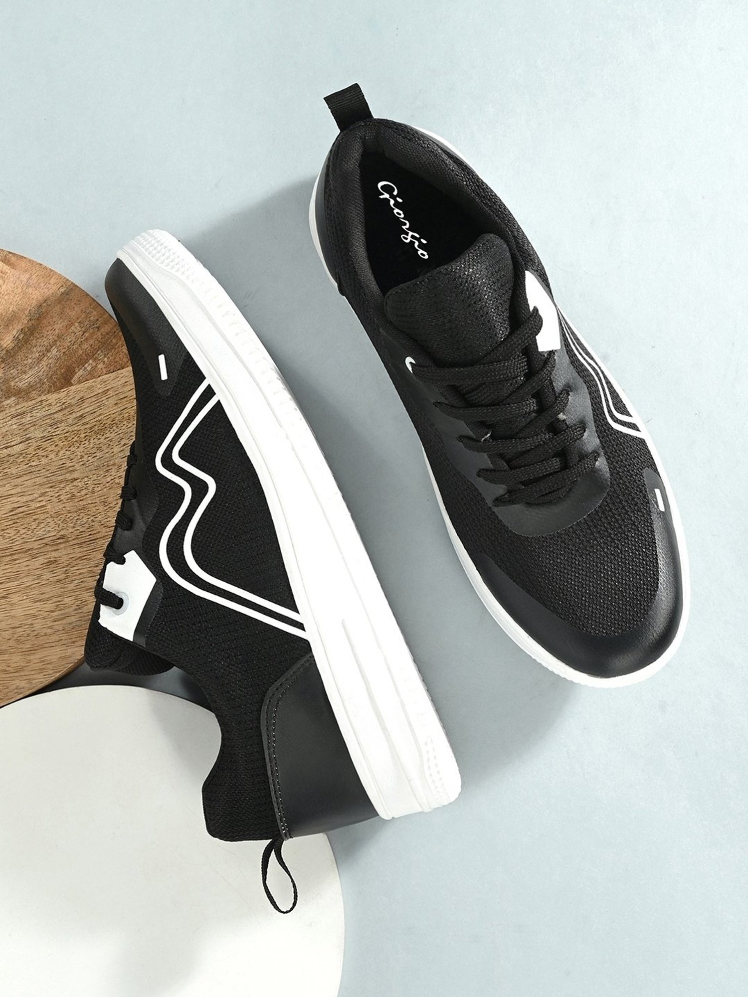 Giorgio Men's Black Casual Sneaker