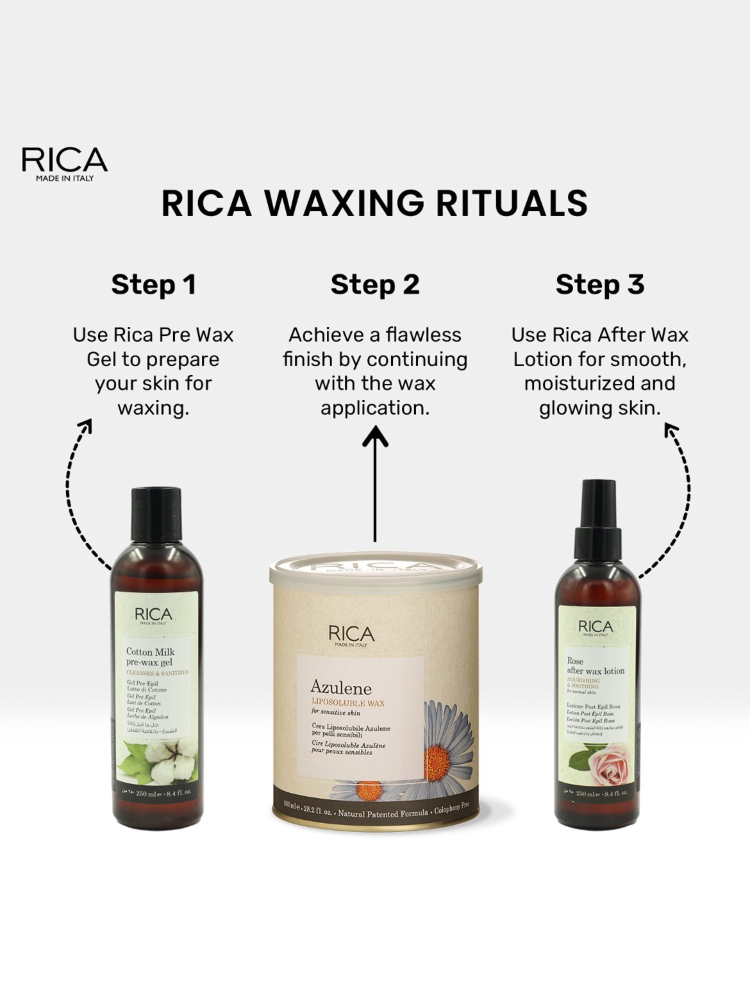 Rica Azulene Wax - 800 ml