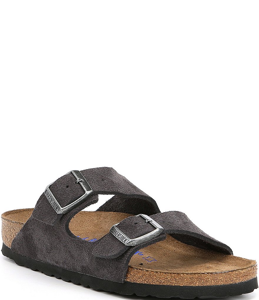 Birkenstock Women's Arizona Suede Dual Adjustable Buckle Strap Sandals