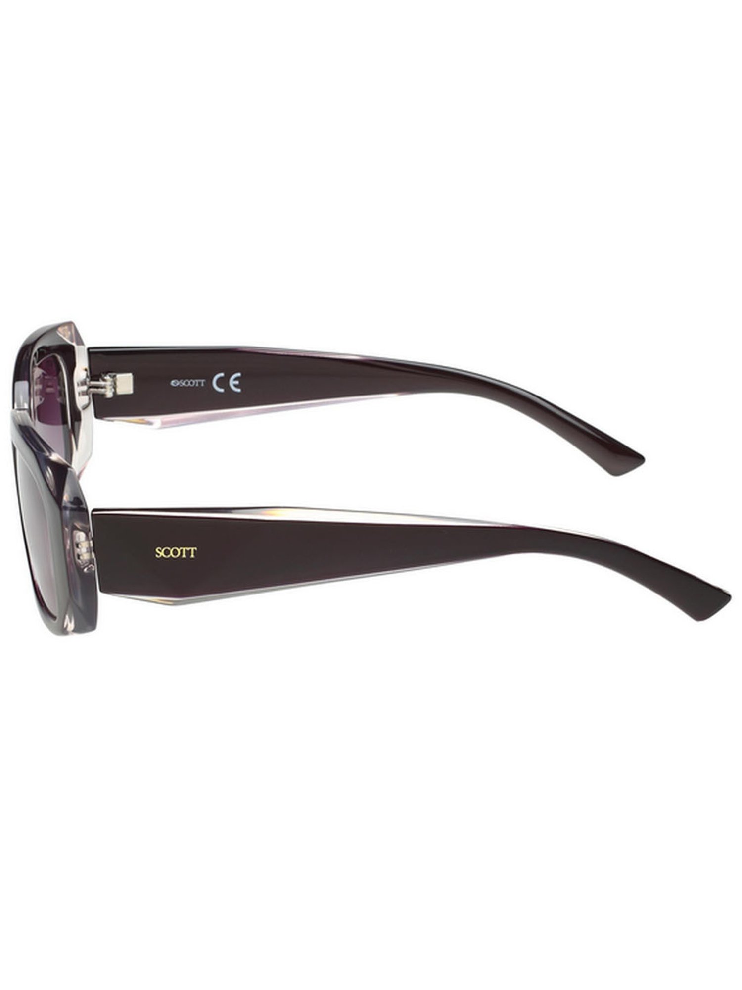 SCOTT Grey Rectangular UV Protection Sunglasses for Women