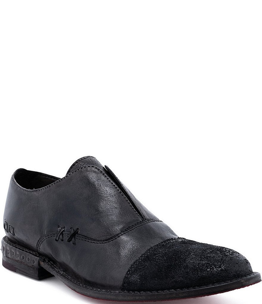 Bed Stu Rose Leather Slip-On Oxfords