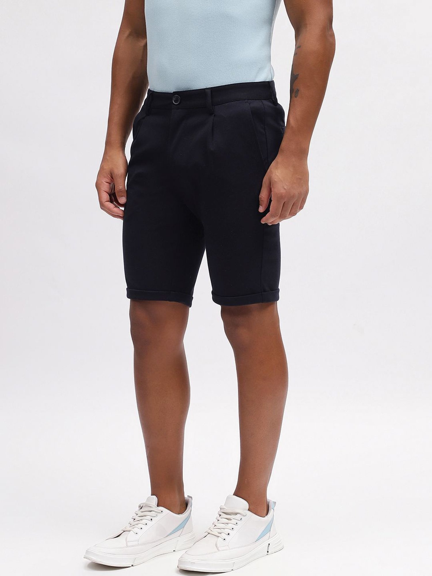 Lindbergh Blue Regular Fit Shorts