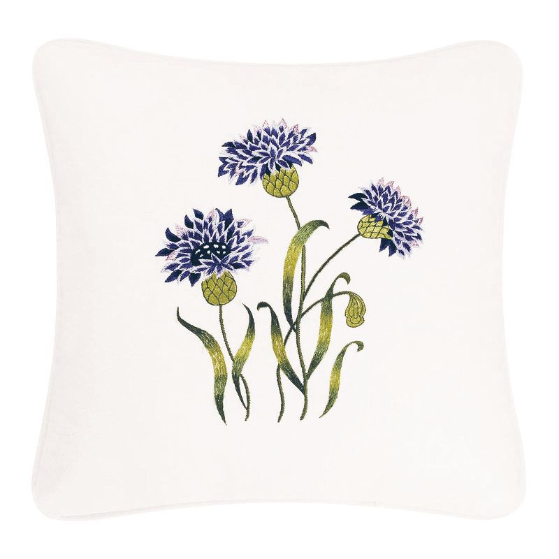 18.5" 2pk Resort Stripe Throw Pillows Blue - Pillow Perfect