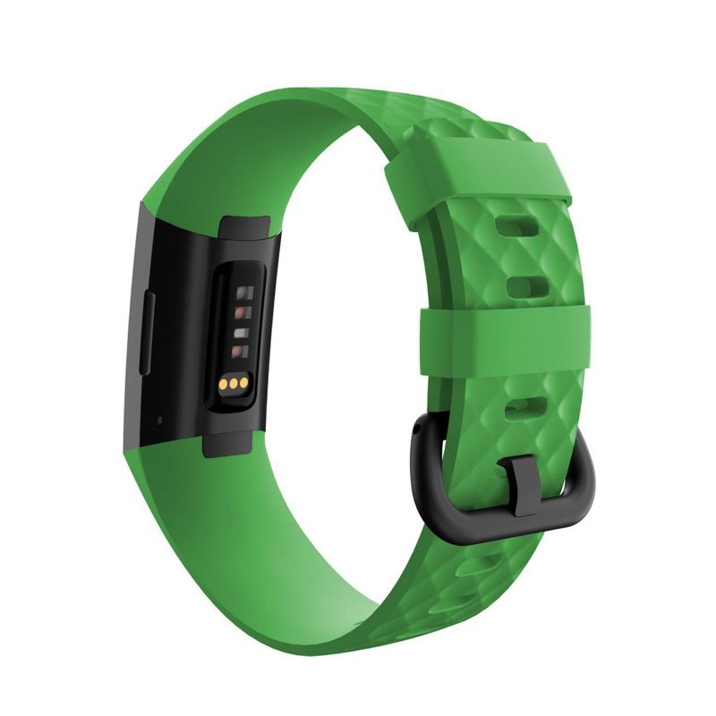 Replacement Band For Fitbit Charge 3 & Charge 4, Green Size L Large by Zodaca