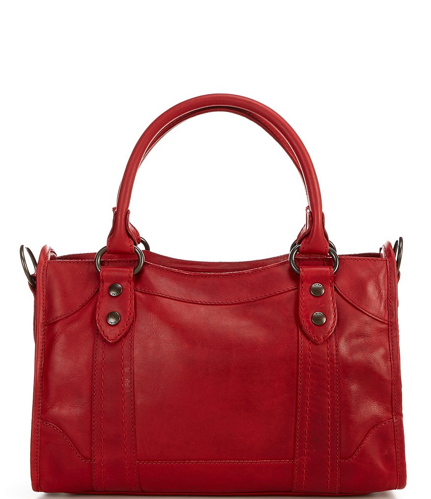Frye Melissa Washed Leather Satchel Bag