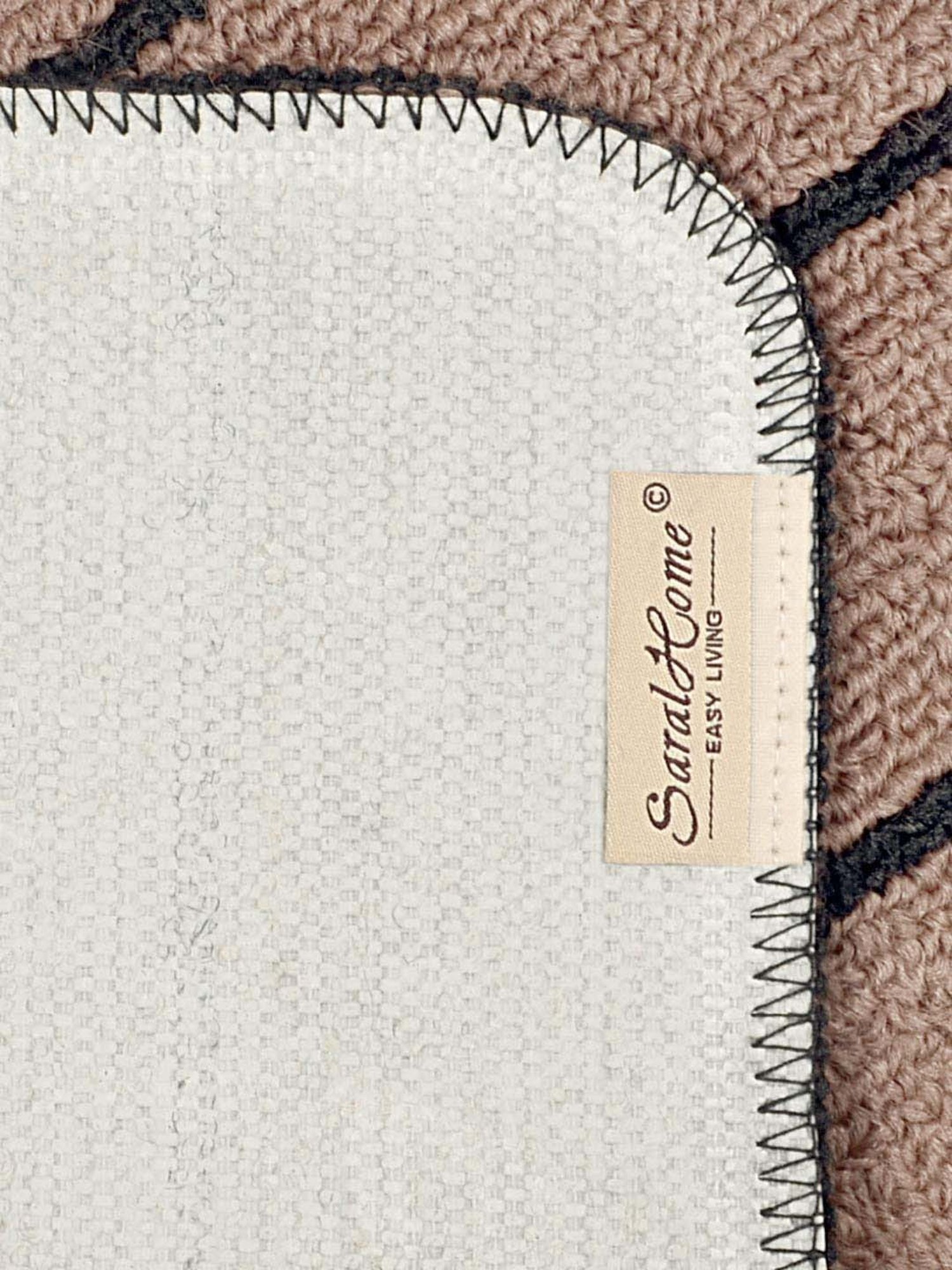 Saral Home Brown Anti Slip Kitchen Runner - Set of 1