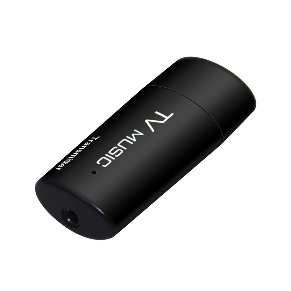 TS-BT35F05 USB Bluetooth Audio Transmitter Wireless Stereo Bluetooth Music Box Dongle Adapter for TV MP3 PC Black