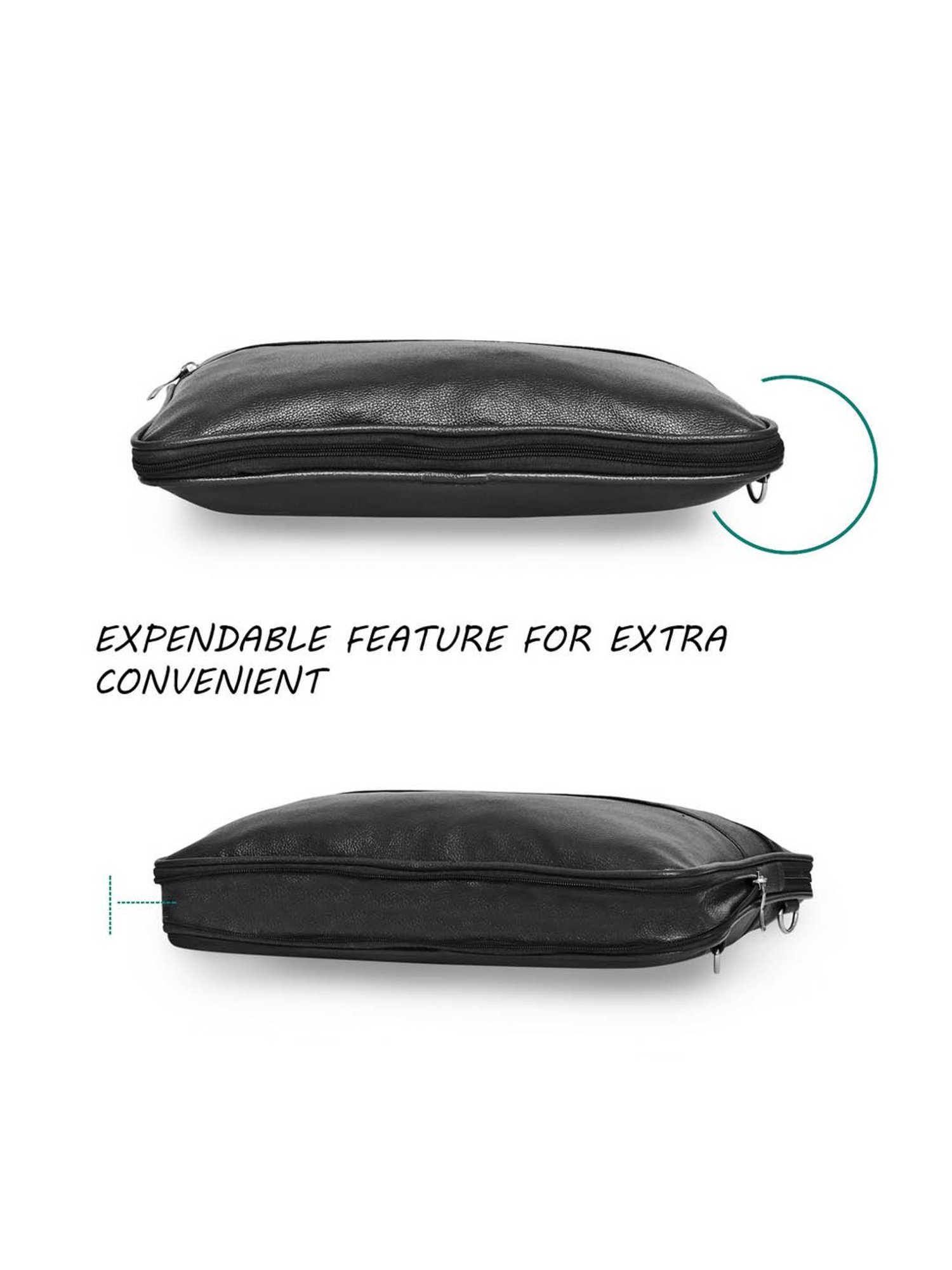 Priority Black Synthetic Large Messenger Bag