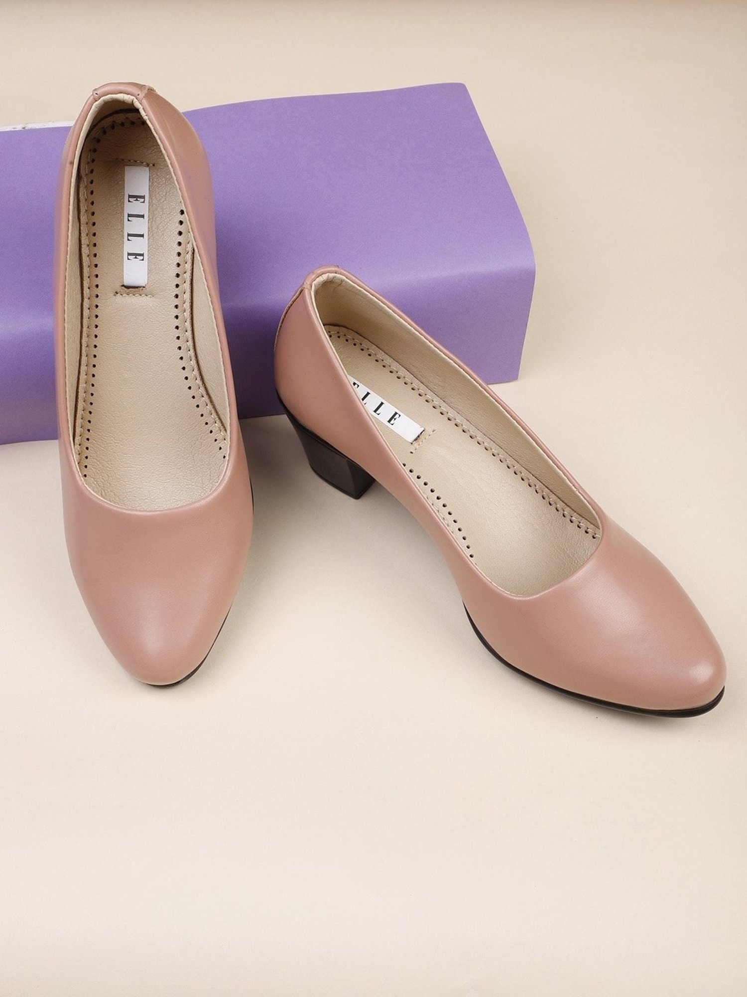 Elle Women's Peach Formal Pumps