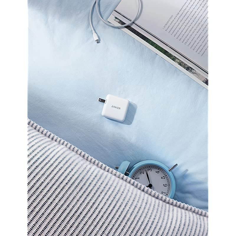 Dual USB Wall Charger, PowerPort II 24W, Ultra-Compact Travel Charger with PowerIQ Technology and Foldable Plug, for iPhone XS/Max/XR/X/8/7/6/Plus, iPad Pro/Air 2/mini 4, Galaxy S9/S8/+ and More