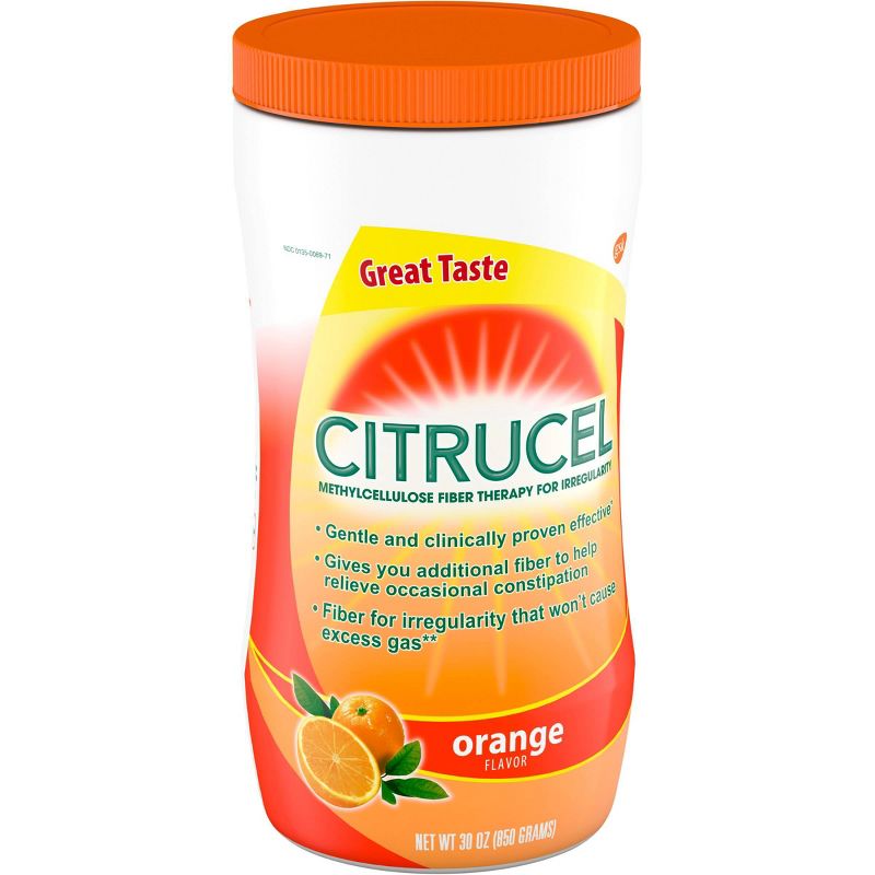 Citrucel Fiber Therapy Powder - Orange - 30oz