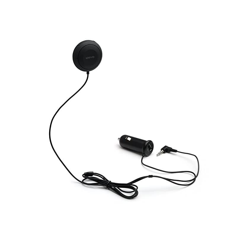 BTC450 Bluetooth Car Kit HandsFree Adapter for Cars with 35mm Aux Input AptX