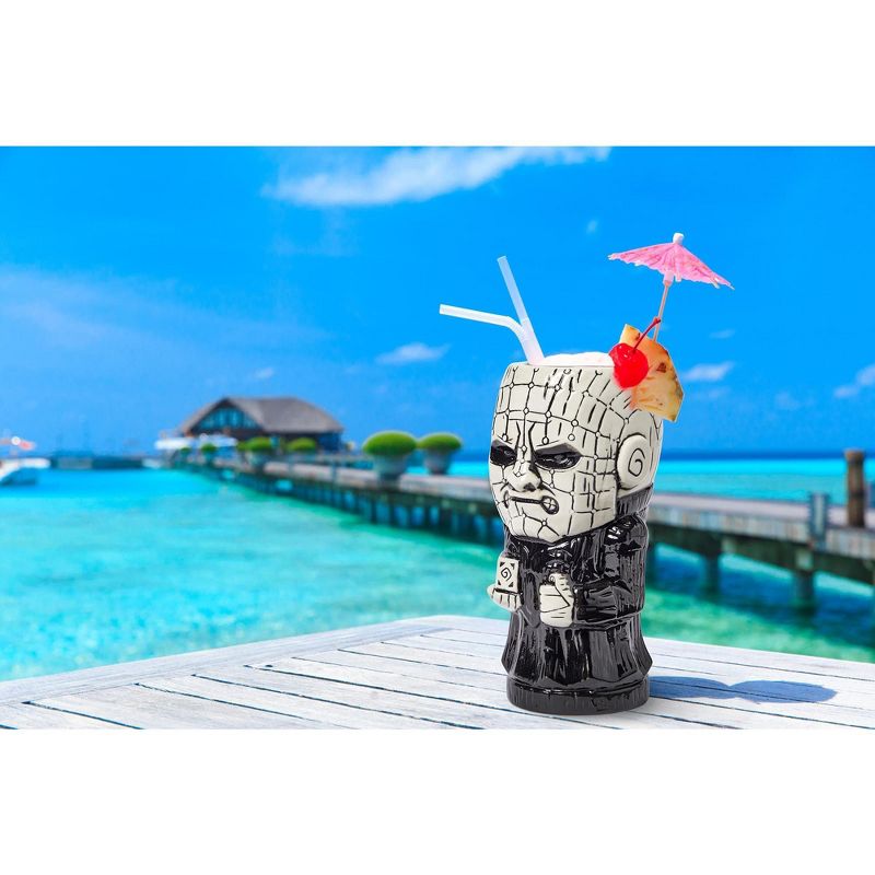 Beeline Creative Geeki Tikis Hellraiser Pinhead Mug | Ceramic Tiki Style Cup | Holds 26 Ounces