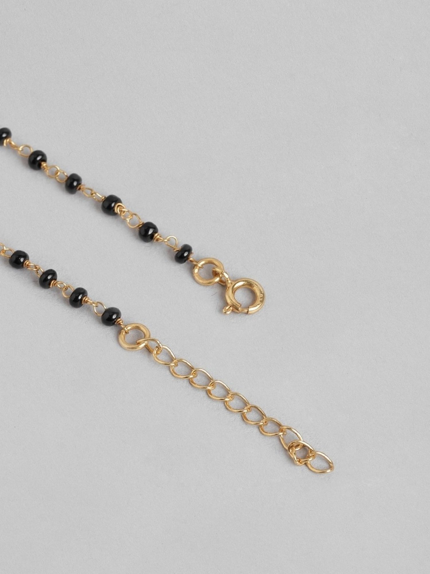 March by FableStreet 92.5 Sterling Silver Floral Mangalsutra for Women