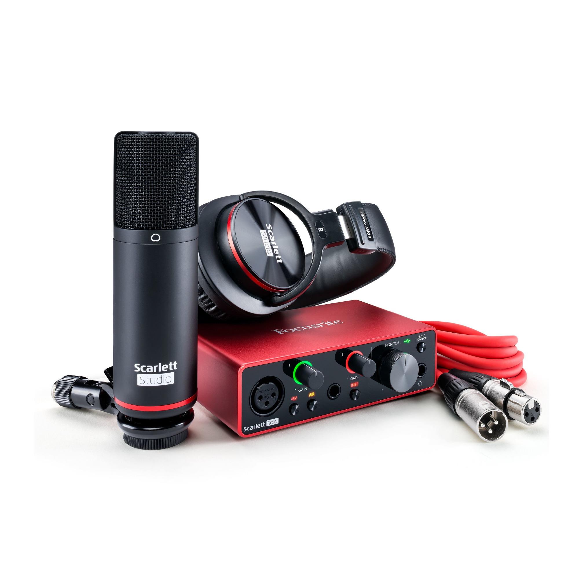 Focusrite Scarlett 2i2 Studio 3rd Generation Recording Bundle