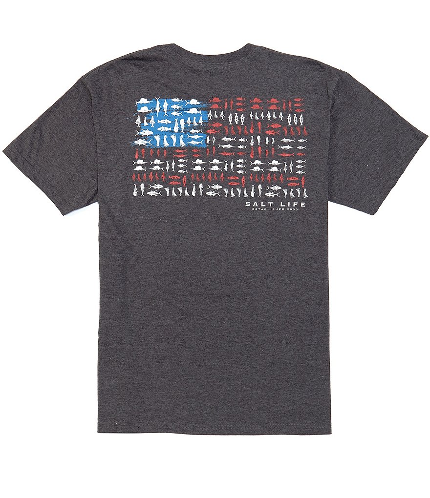 Salt Life Short-Sleeve Fish Pride Graphic T-Shirt