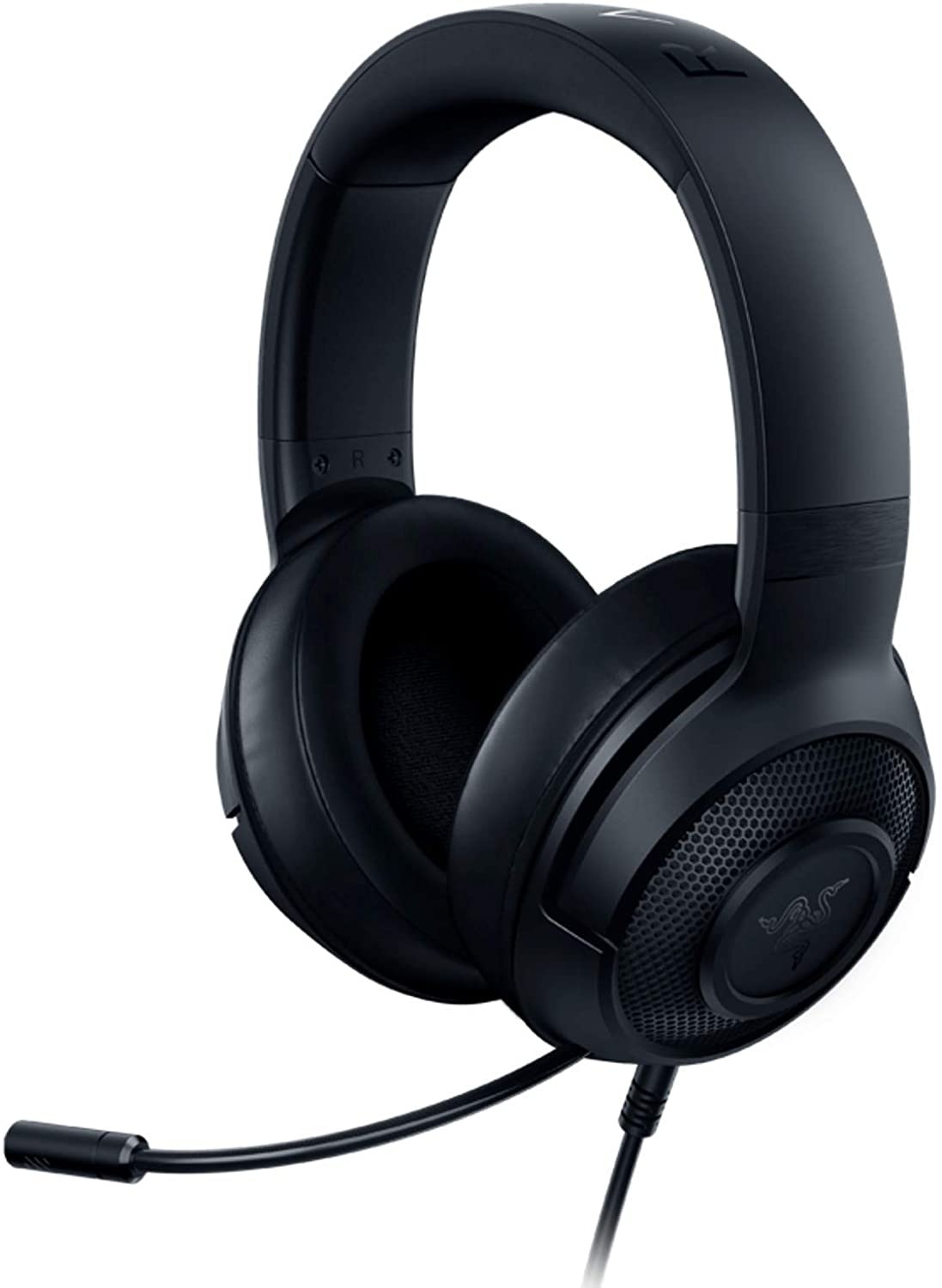 Kraken X Ultralight Gaming Headset: 7.1 Surround Sound Capable - Lightweight Frame - Integrated Audio Controls - Bendable Cardioid Microphone - For PC Xbox PS4 Nintendo Switch - Classic Black